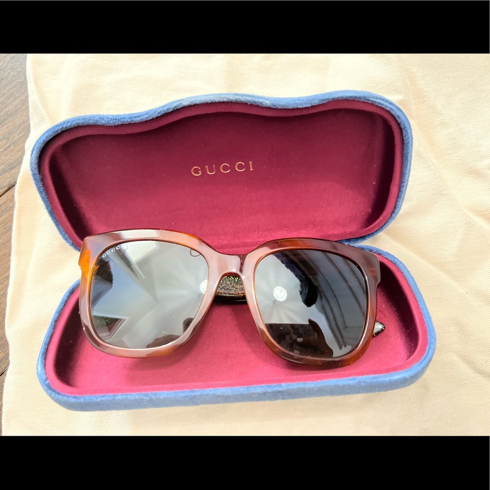Gucci Tortoise Sunglasses